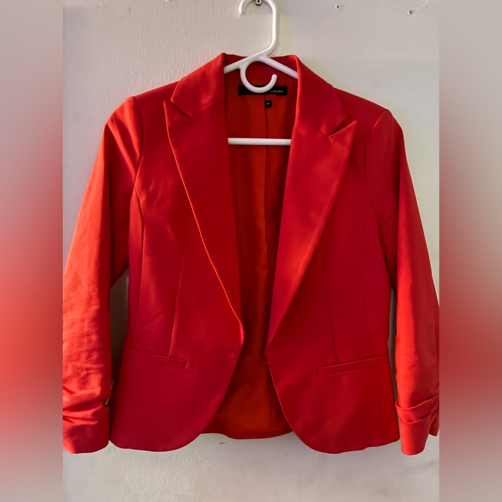 Amanda & Chelsea Bold Red/Pink Blazer Size 2